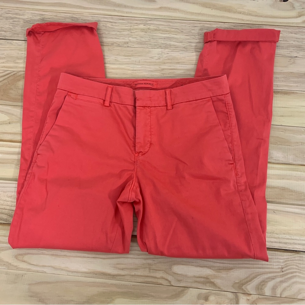 Banana Republic Chino Straight Coral